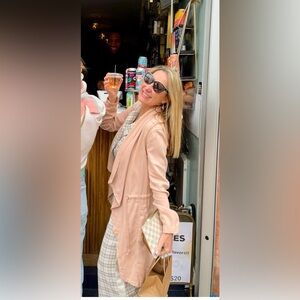 Max Jeans small blush color jacket